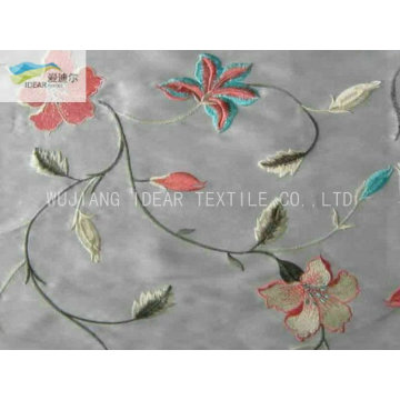 300T Embroidered Polyester Taffeta Fabric For Upholstery